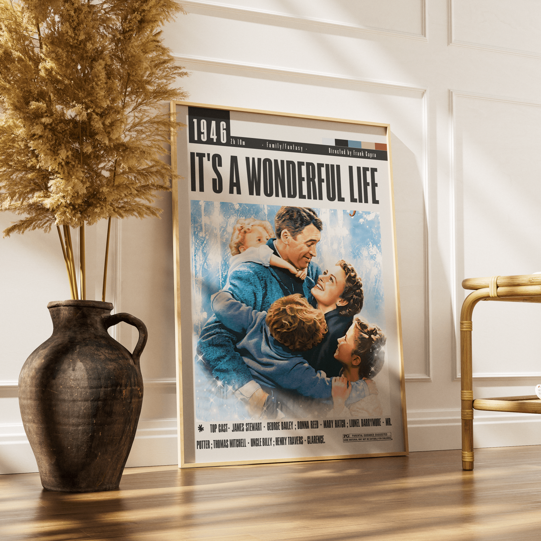 It’s a Wonderful Life (1946) Poster - 98typesModern Minimal Movies