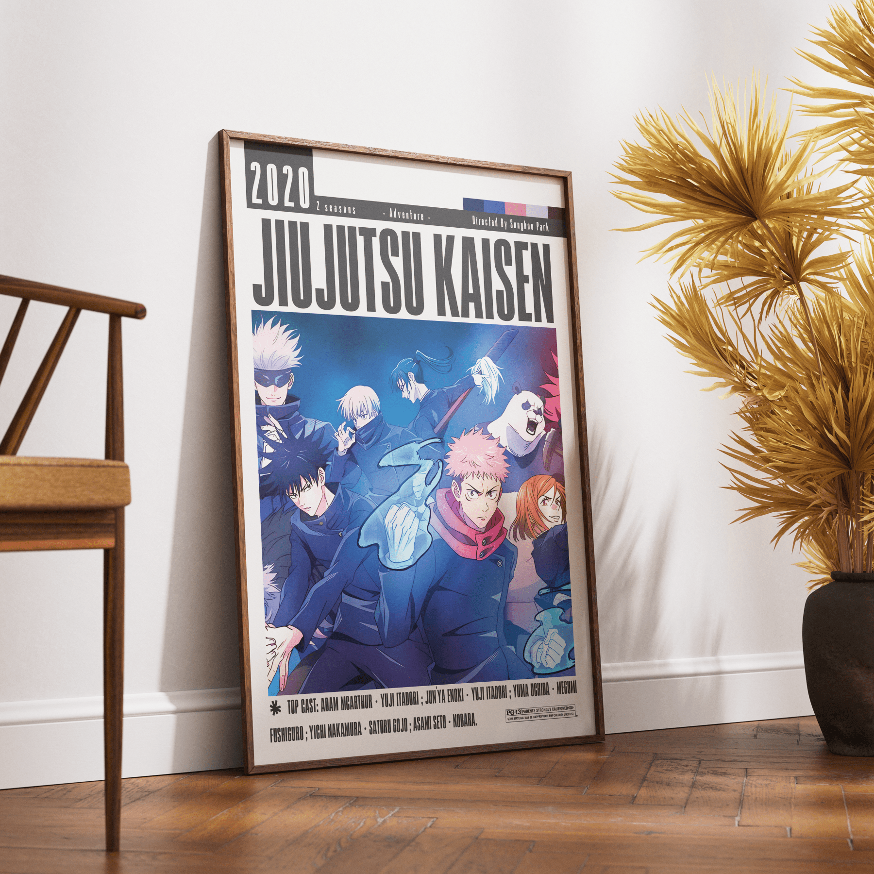 Jiujutsu Kaisen 2020 Film Posters - 98typesModern Minimal Movies