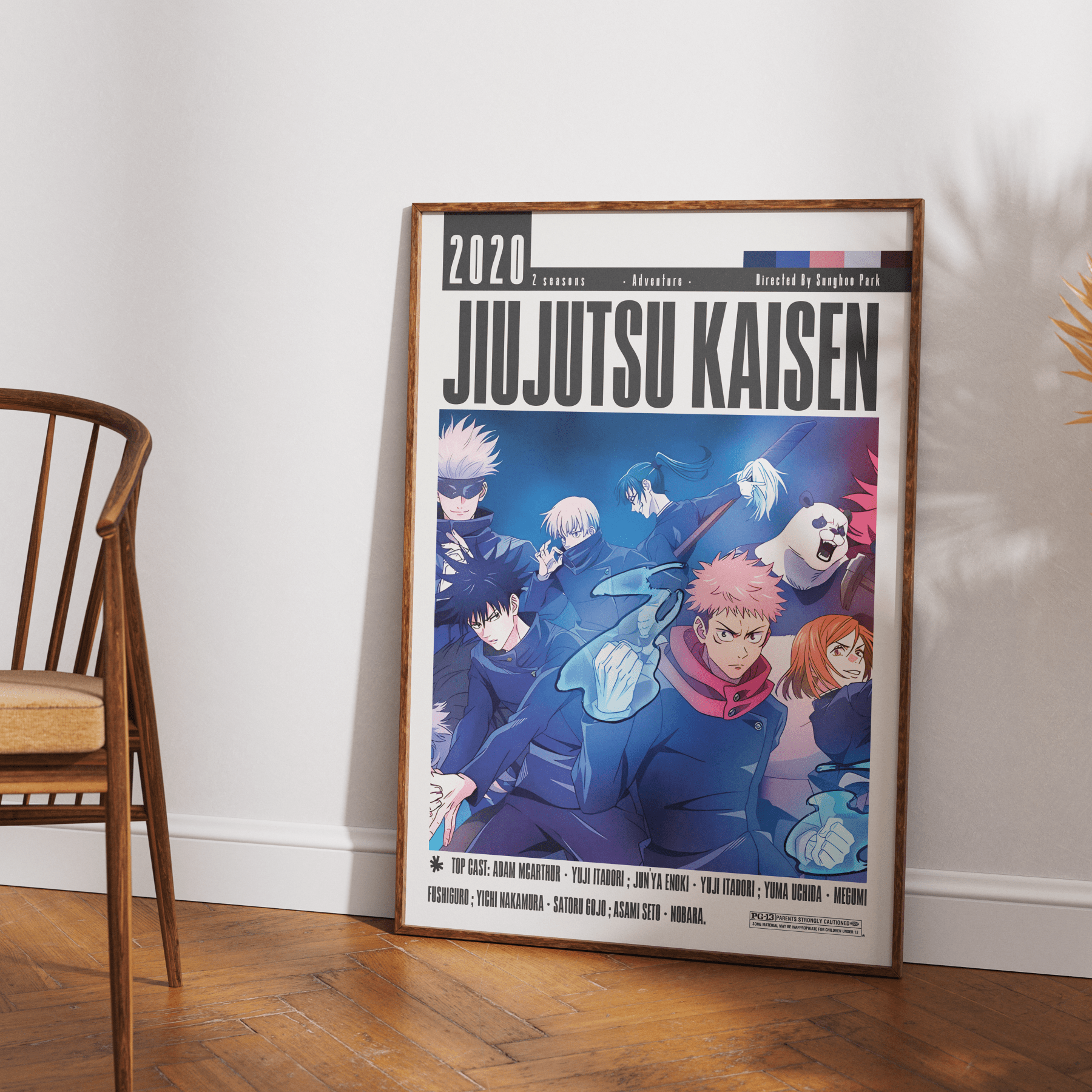 Jiujutsu Kaisen 2020 Film Posters - 98typesModern Minimal Movies