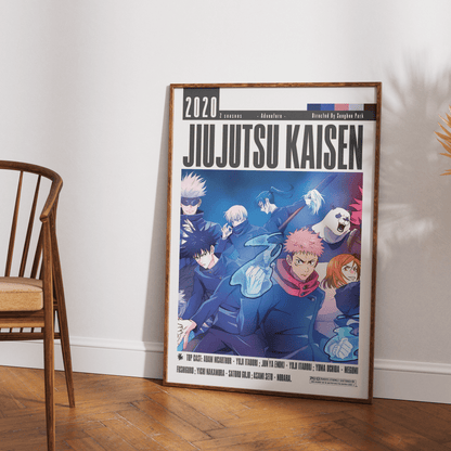 Jiujutsu Kaisen 2020 Film Posters - 98typesModern Minimal Movies