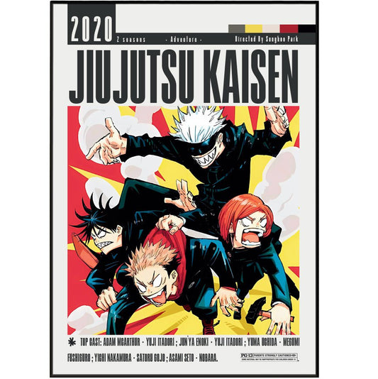 Jiujutsu Kaisen Film Posters - 98typesModern Minimal Movies