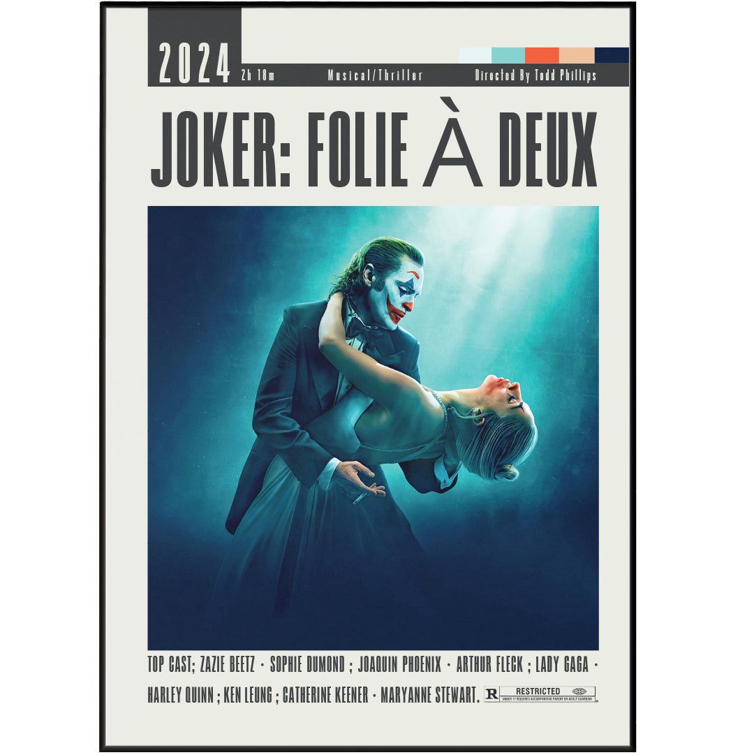 Joker Folie a Deux Movie Posters - 98typesModern Minimal Movies