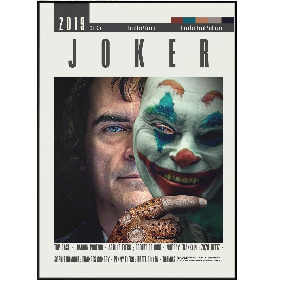 Joker Posters | Todd Phillips Movies - 98typesModern Minimal Movies