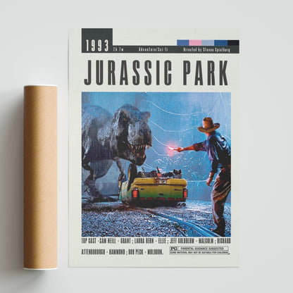 Jurassic Park Poster | Steven Spielberg Movies - 98typesModern Minimal Movies