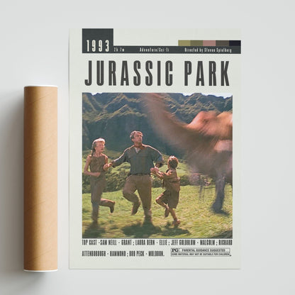 Jurassic Park Poster | Steven Spielberg Movies - 98typesModern Minimal Movies