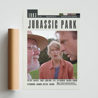 Jurassic Park Poster | Steven Spielberg Movies - 98typesModern Minimal Movies