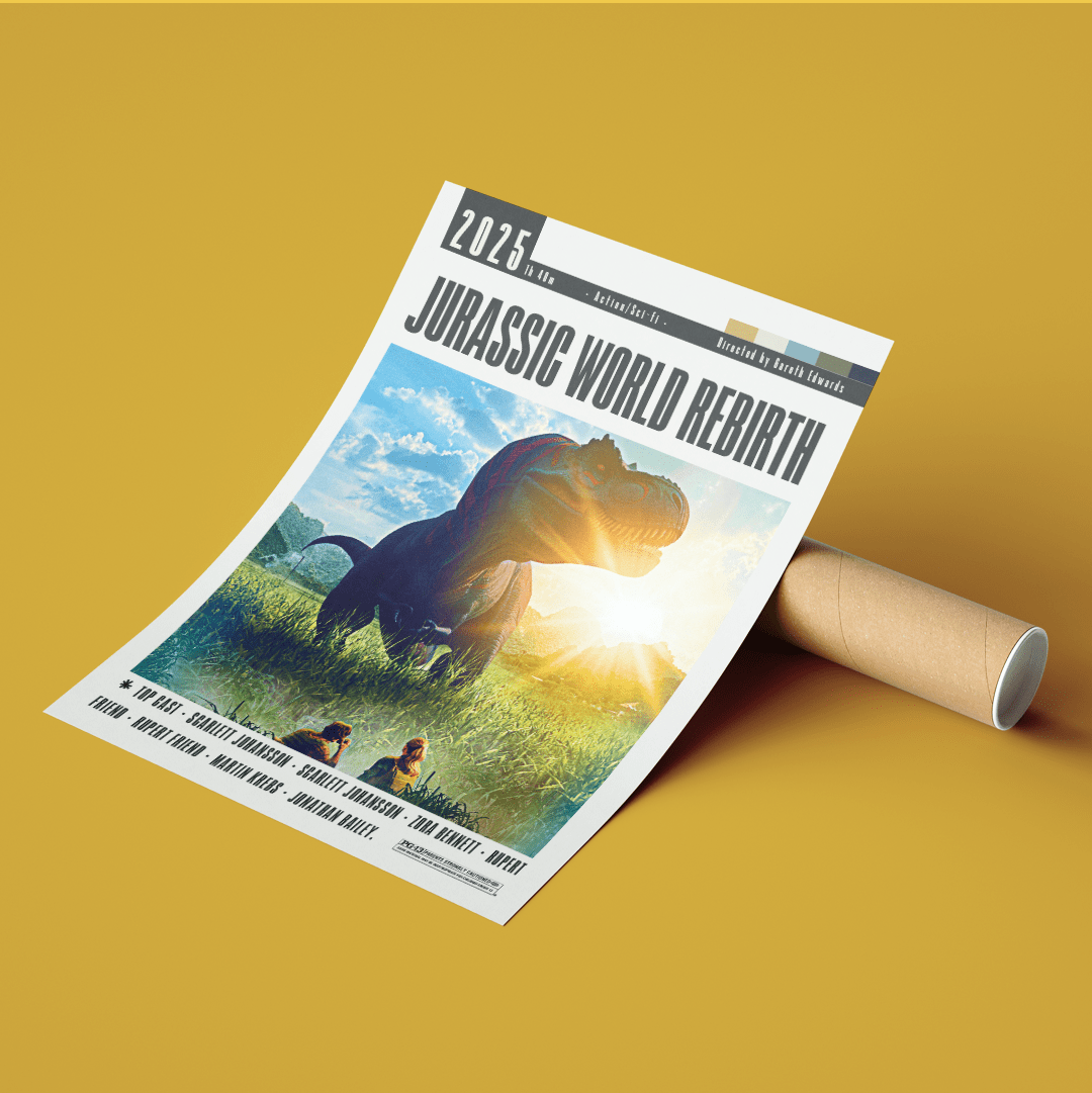 Jurassic World Rebirth 2025 Movie Posters - 98typesModern Minimal Movies