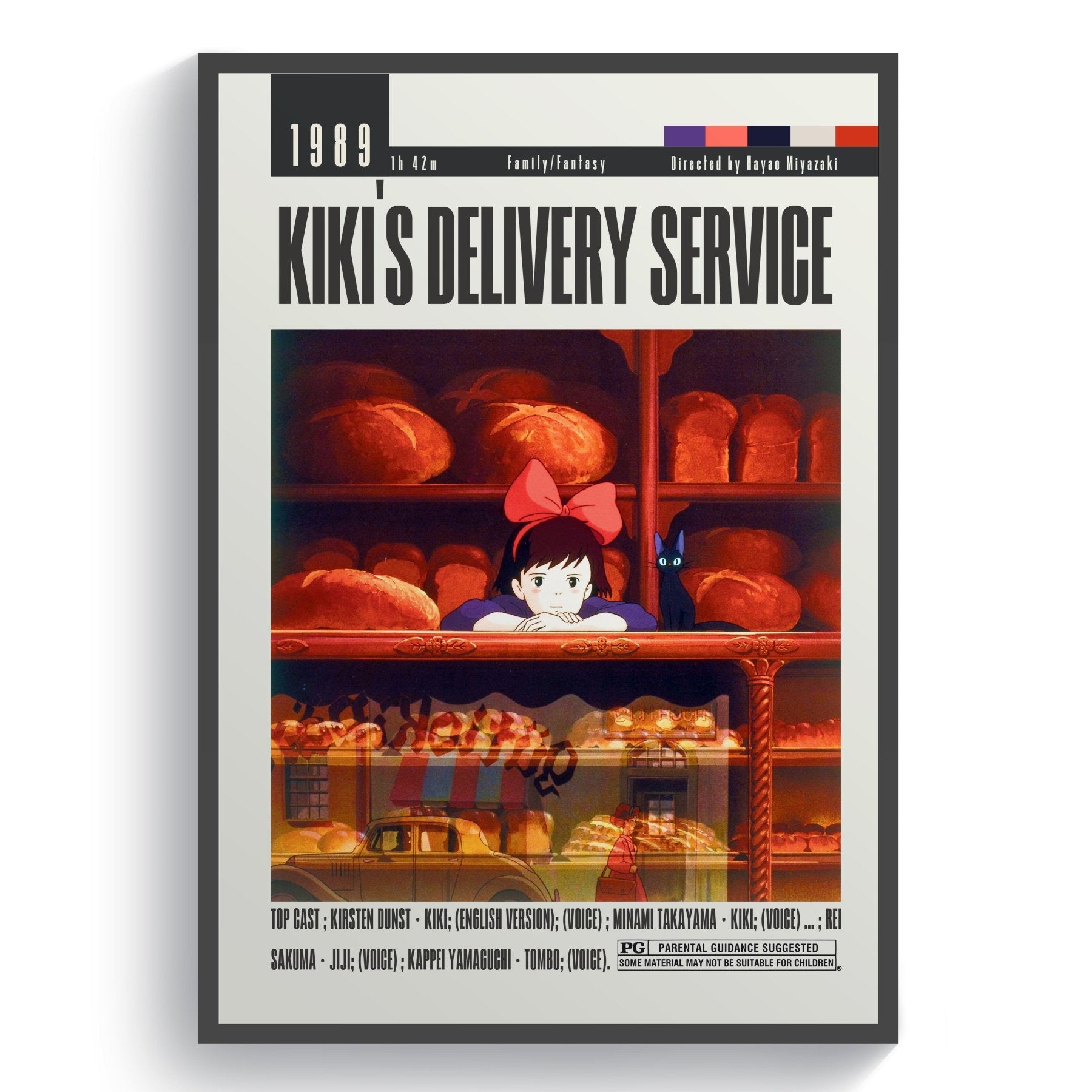 Kiki's Delivery Service Movie Posters - 98typesModern Minimal Movies