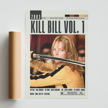 Kill Bill Posters | Quentin Tarantino Movies - 98typesModern Minimal Movies