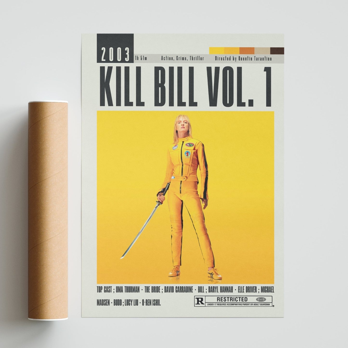 Kill Bill Posters | Quentin Tarantino Movies - 98typesModern Minimal Movies