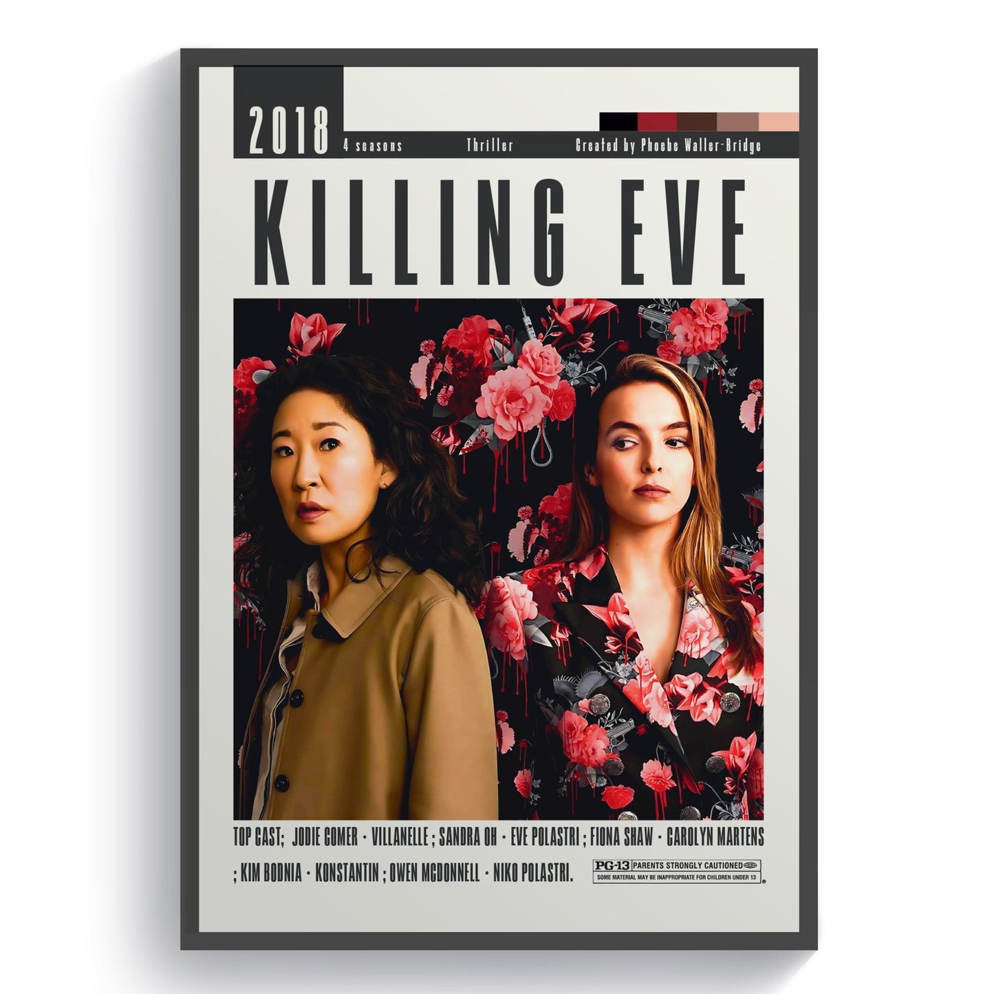 Killing Eve TV Series Posters - 98typesModern Minimal Movies