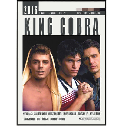 King Cobra Movie Poster - 98typesModern Minimal Movies