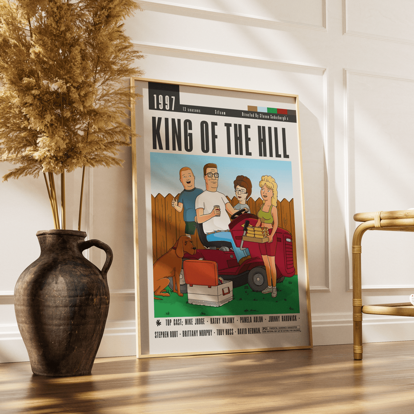King of the Hill Tv Serie Posters - 98typesModern Minimal Movies