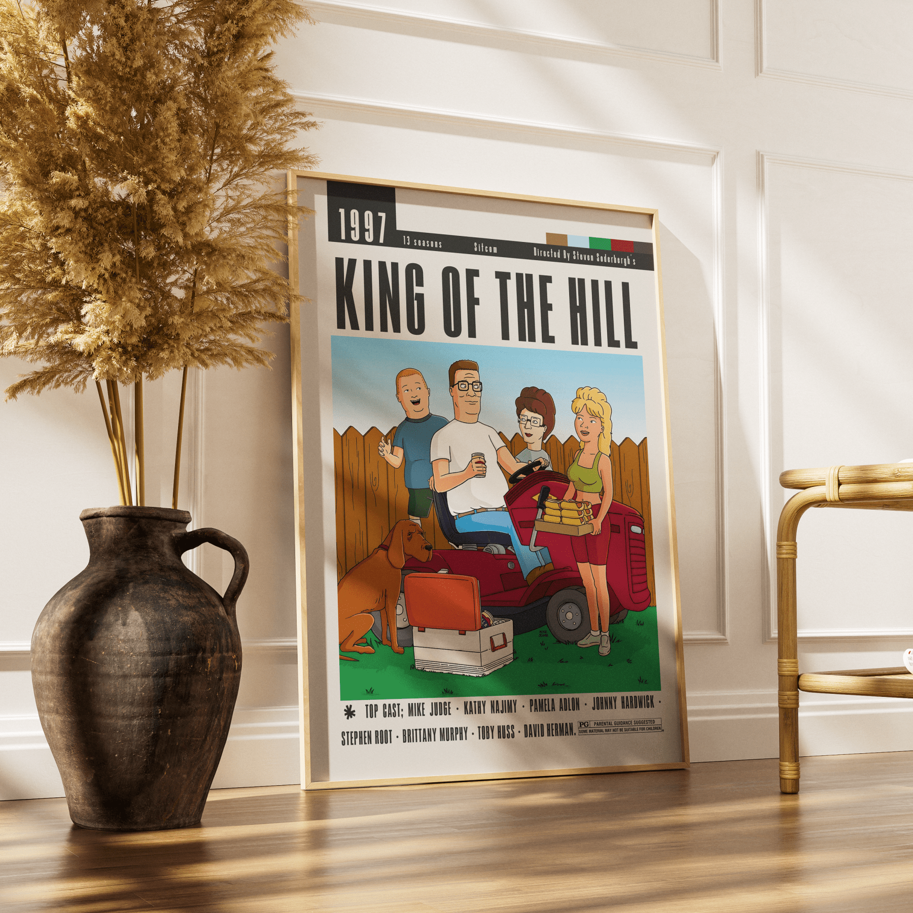 King of the Hill Tv Serie Posters - 98typesModern Minimal Movies