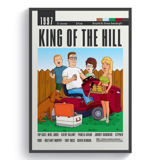 King of the Hill Tv Serie Posters - 98typesModern Minimal Movies