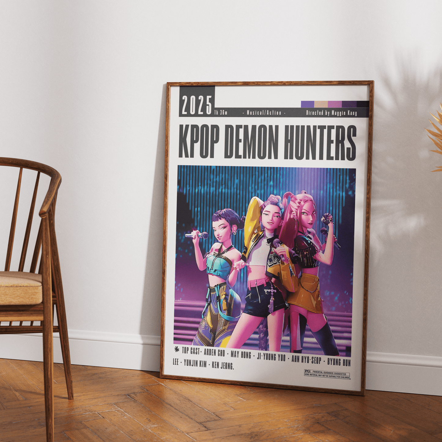 KPop Demon Hunters 2025 Film Poster - 98types