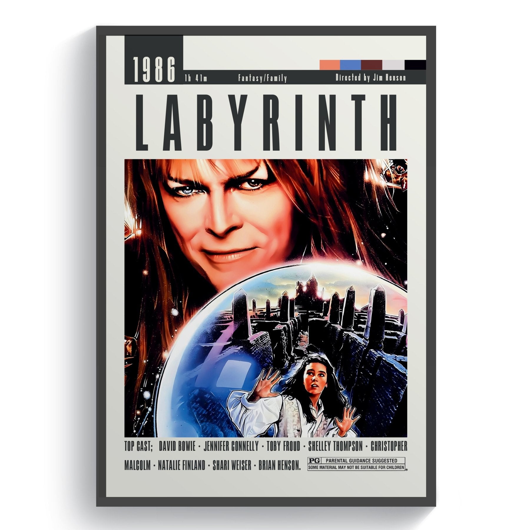 Labyrinth Movie Posters - 98typesModern Minimal Movies