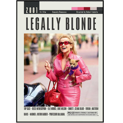 Legally Blonde Poster | Robert Luketic Movies - 98typesModern Minimal Movies