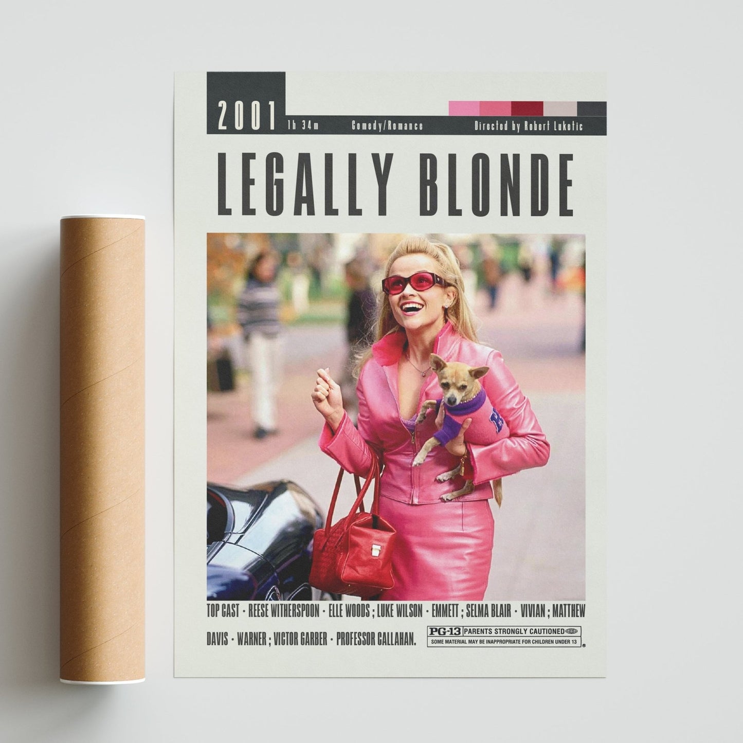 Legally Blonde Poster | Robert Luketic Movies - 98typesModern Minimal Movies