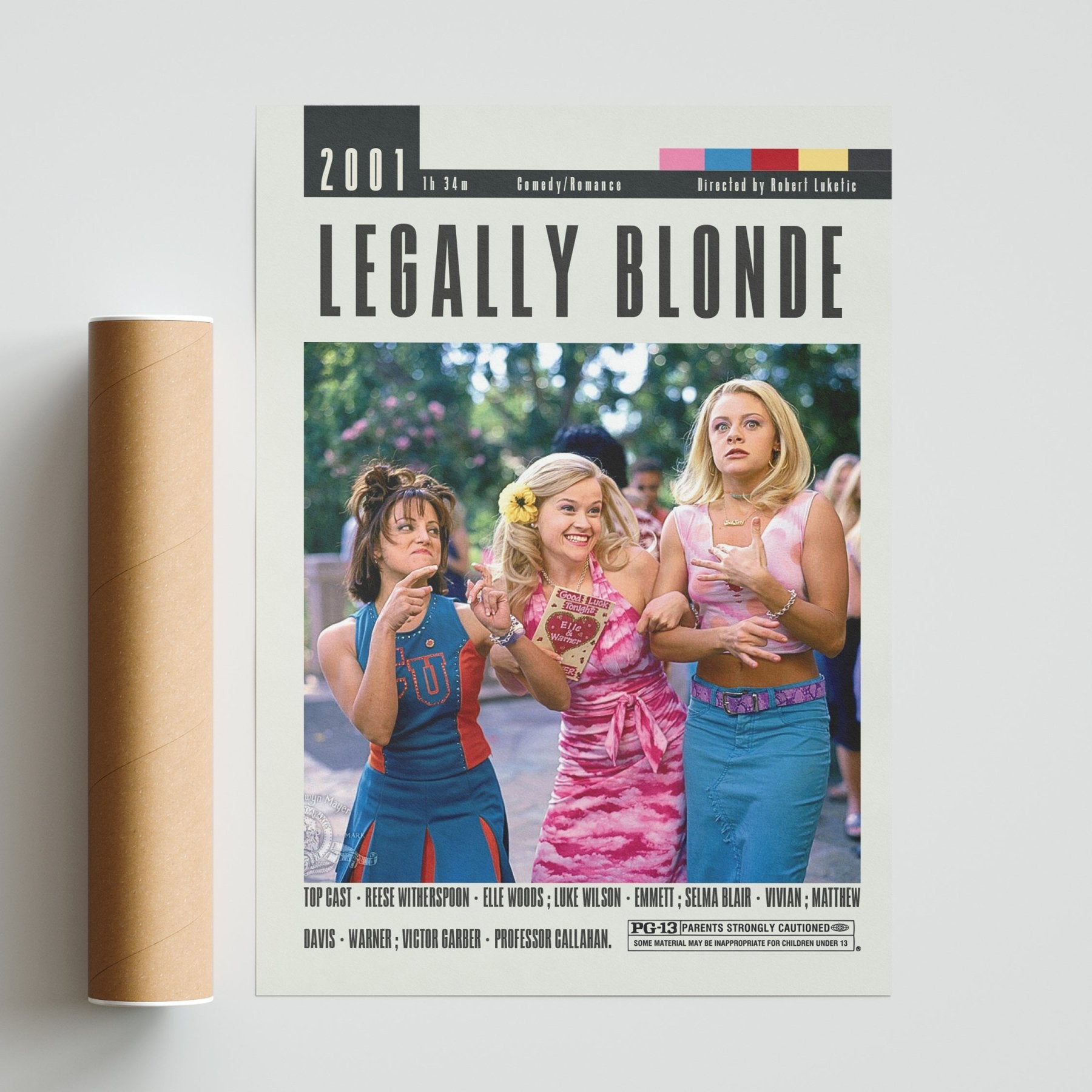 Legally Blonde Poster | Robert Luketic Movies - 98typesModern Minimal Movies