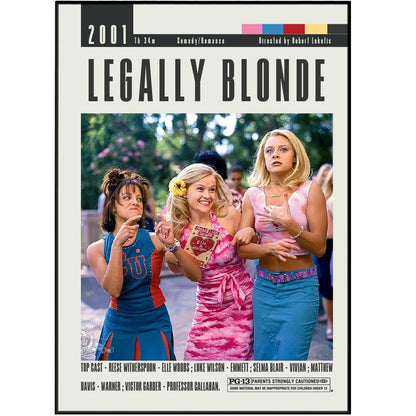 Legally Blonde Poster | Robert Luketic Movies - 98typesModern Minimal Movies