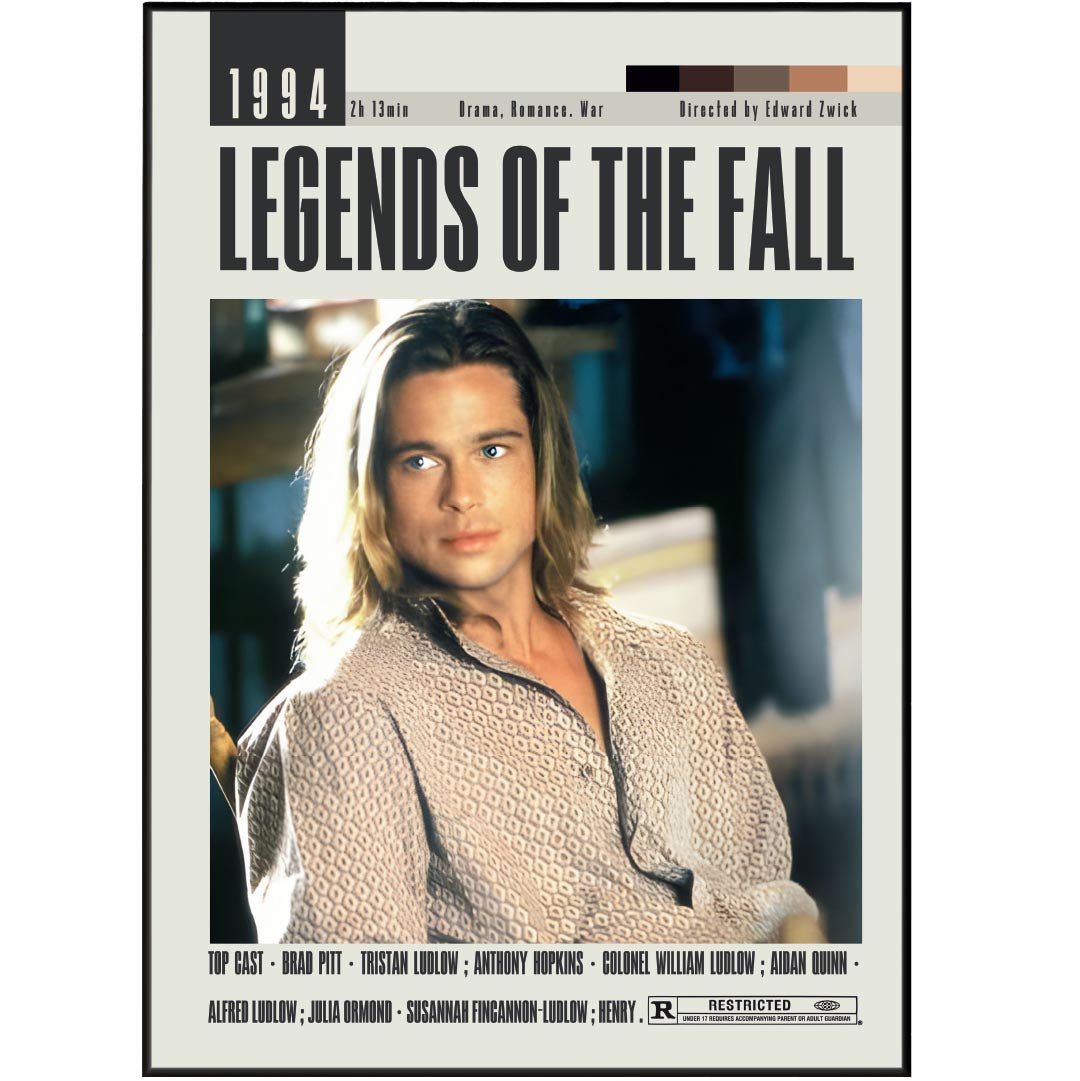 Legends of the Fall Poster | Edward Zwick Movies - 98typesModern Minimal Movies