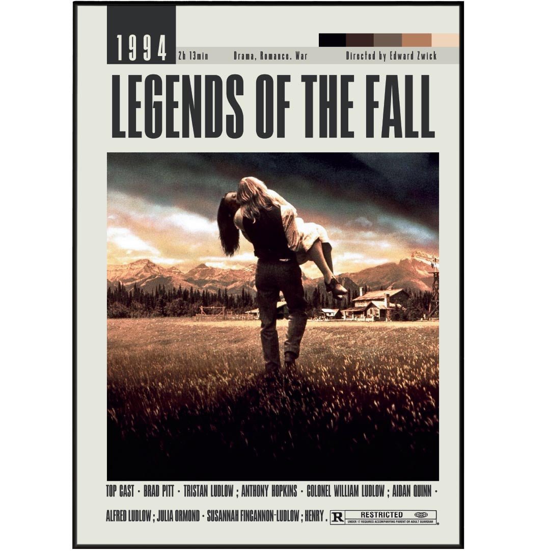 Legends of the Fall Poster | Edward Zwick Movies - 98typesModern Minimal Movies