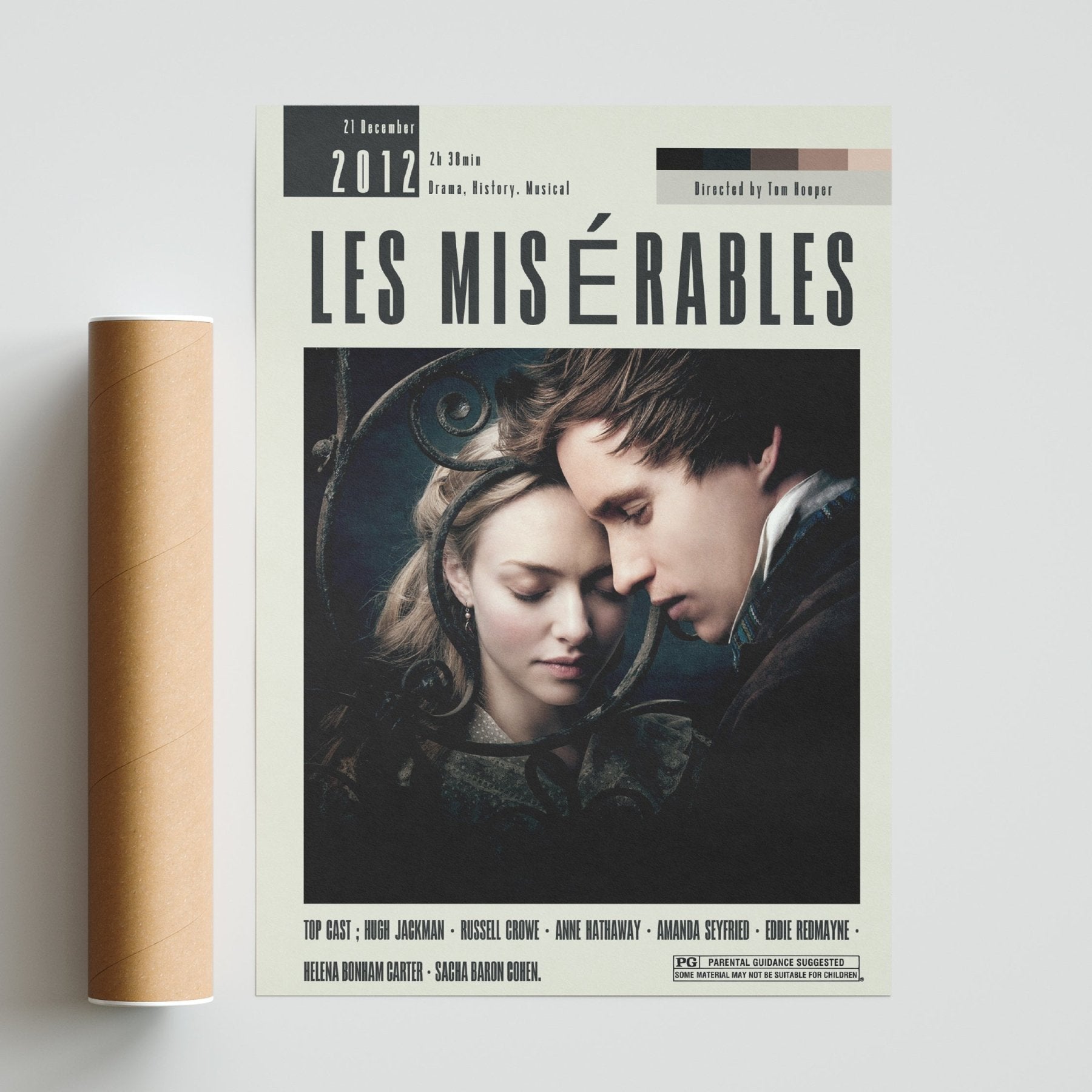 Les Misérables Poster | Tom Hooper Movies - 98typesModern Minimal Movies