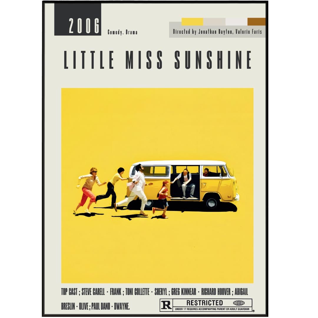 Little Miss Sunshine Poster | Jonathan Dayton Films - 98typesModern Minimal Movies