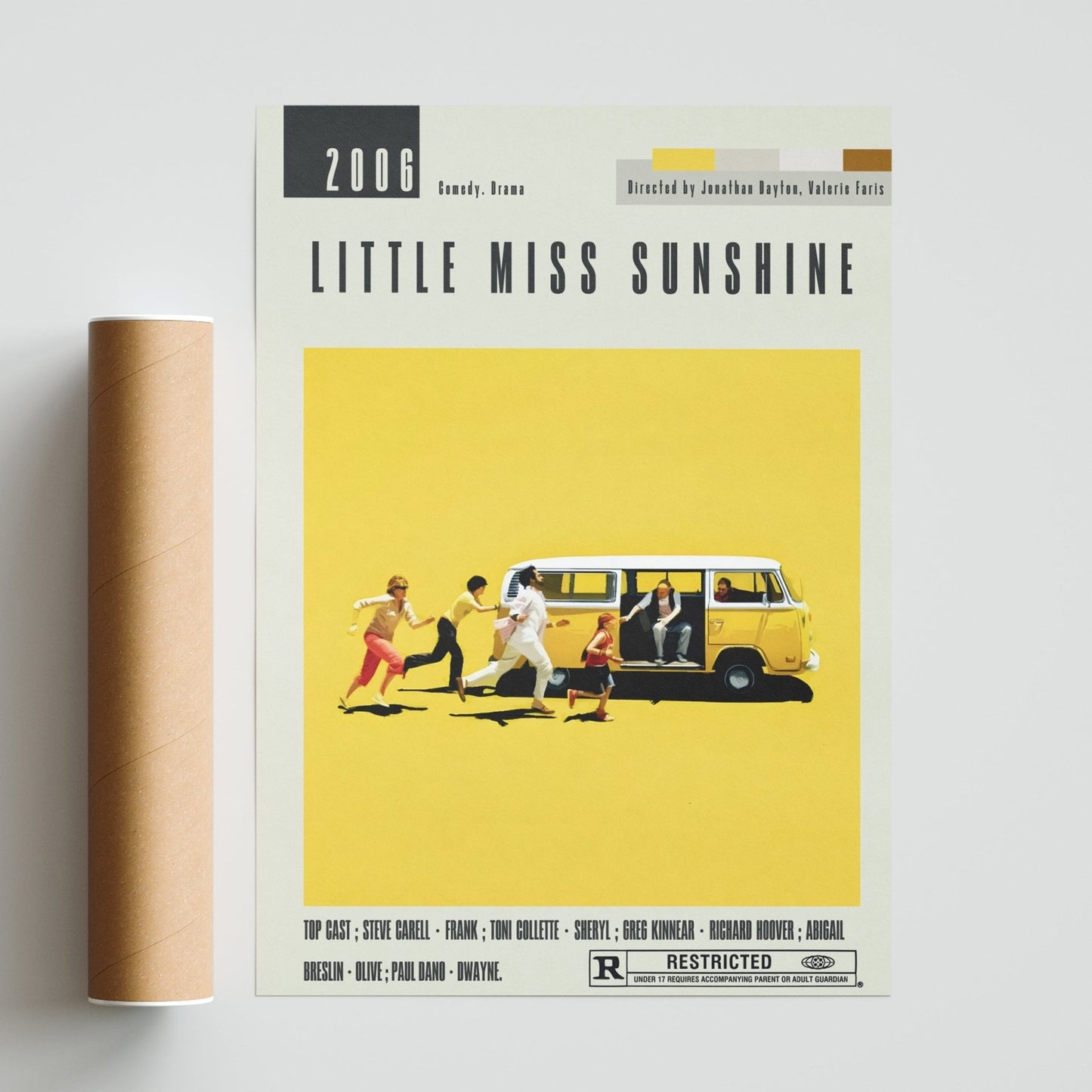 Little Miss Sunshine Poster | Jonathan Dayton Films - 98typesModern Minimal Movies