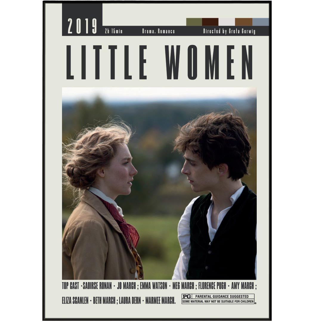 Little Women Poster | Greta Gerwig Movie - 98typesModern Minimal Movies