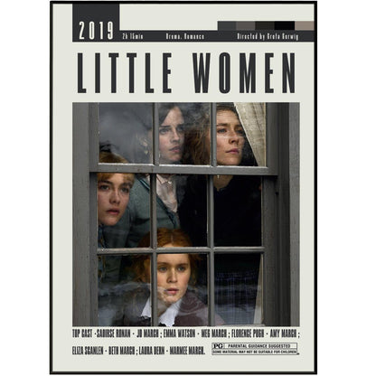 Little Women Poster | Greta Gerwig Movie - 98typesModern Minimal Movies