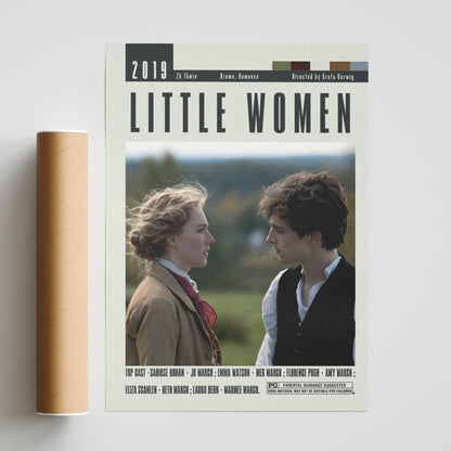 Little Women Poster | Greta Gerwig Movie - 98typesModern Minimal Movies