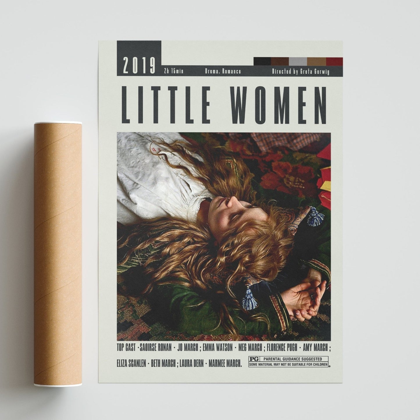 Little Women Poster | Greta Gerwig Movie - 98typesModern Minimal Movies