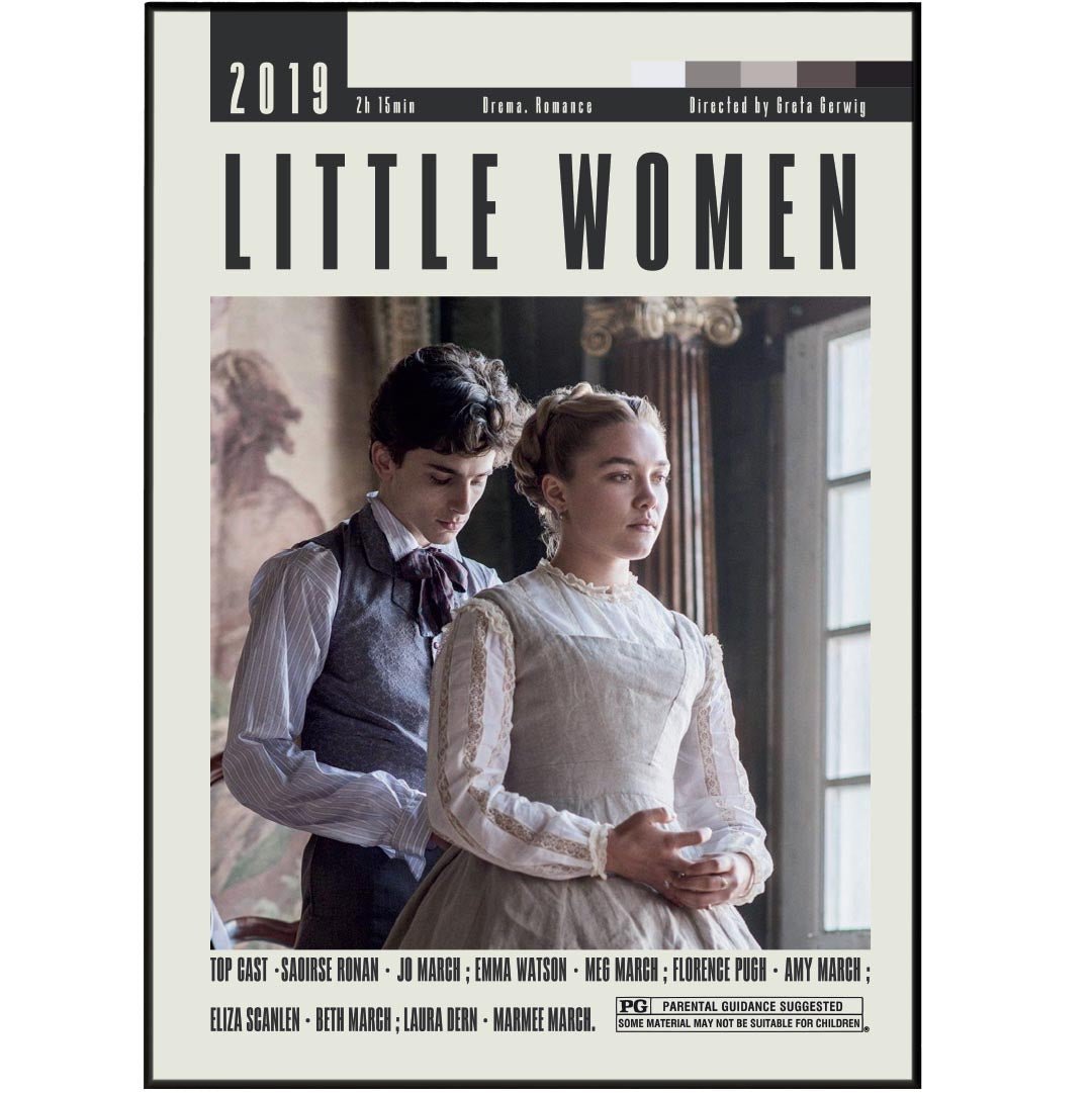 Little Women Poster | Greta Gerwig Movie - 98typesModern Minimal Movies