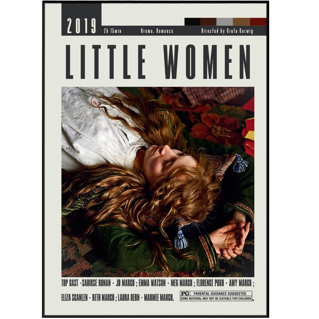 Little Women Poster | Greta Gerwig Movie - 98typesModern Minimal Movies