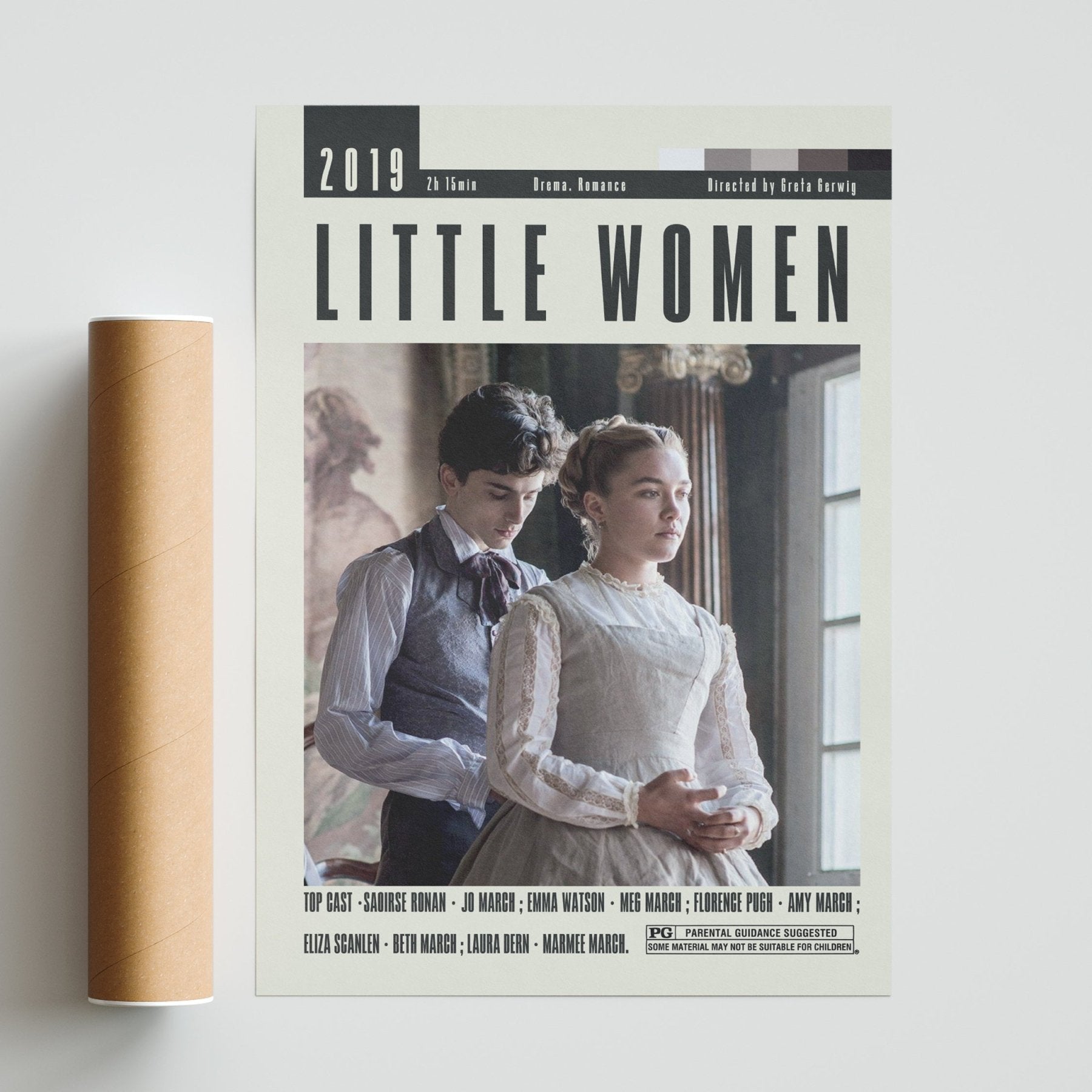 Little Women Poster | Greta Gerwig Movie - 98typesModern Minimal Movies