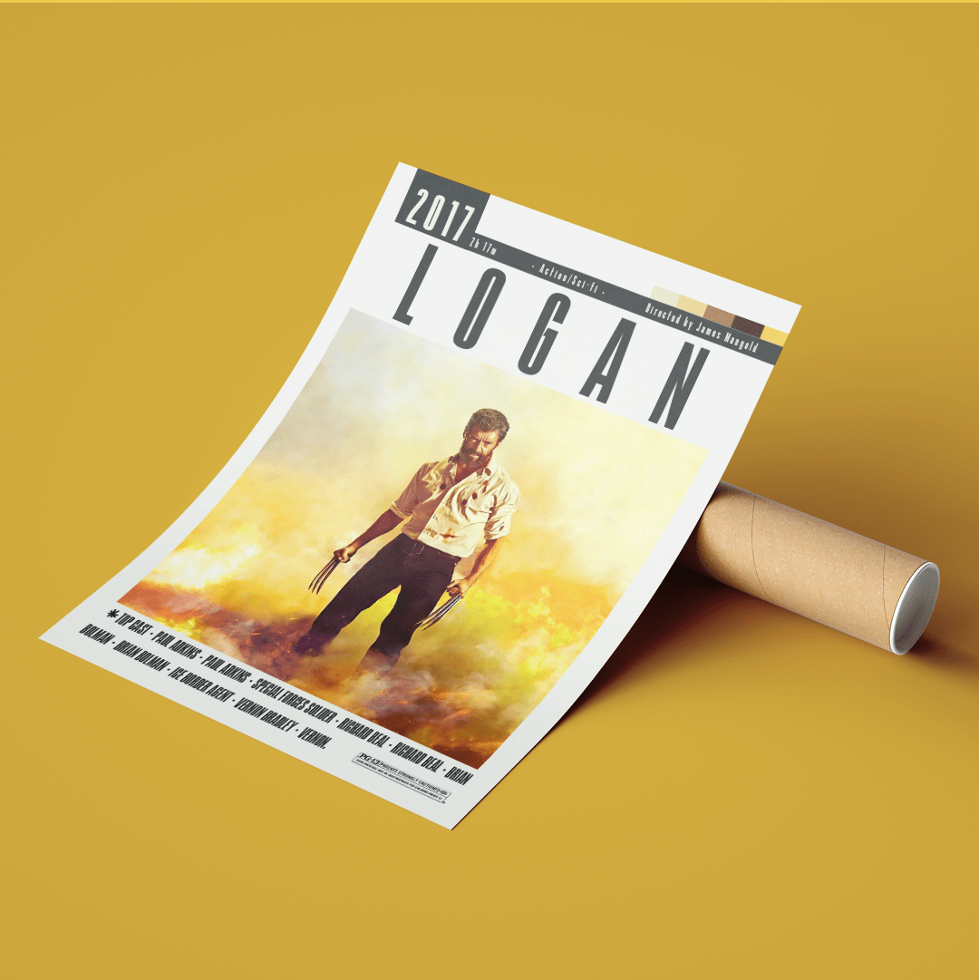 Logan 2017 Movie Posters - 98typesModern Minimal Movies