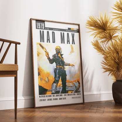Mad Max 1979 Film Posters - 98typesModern Minimal Movies