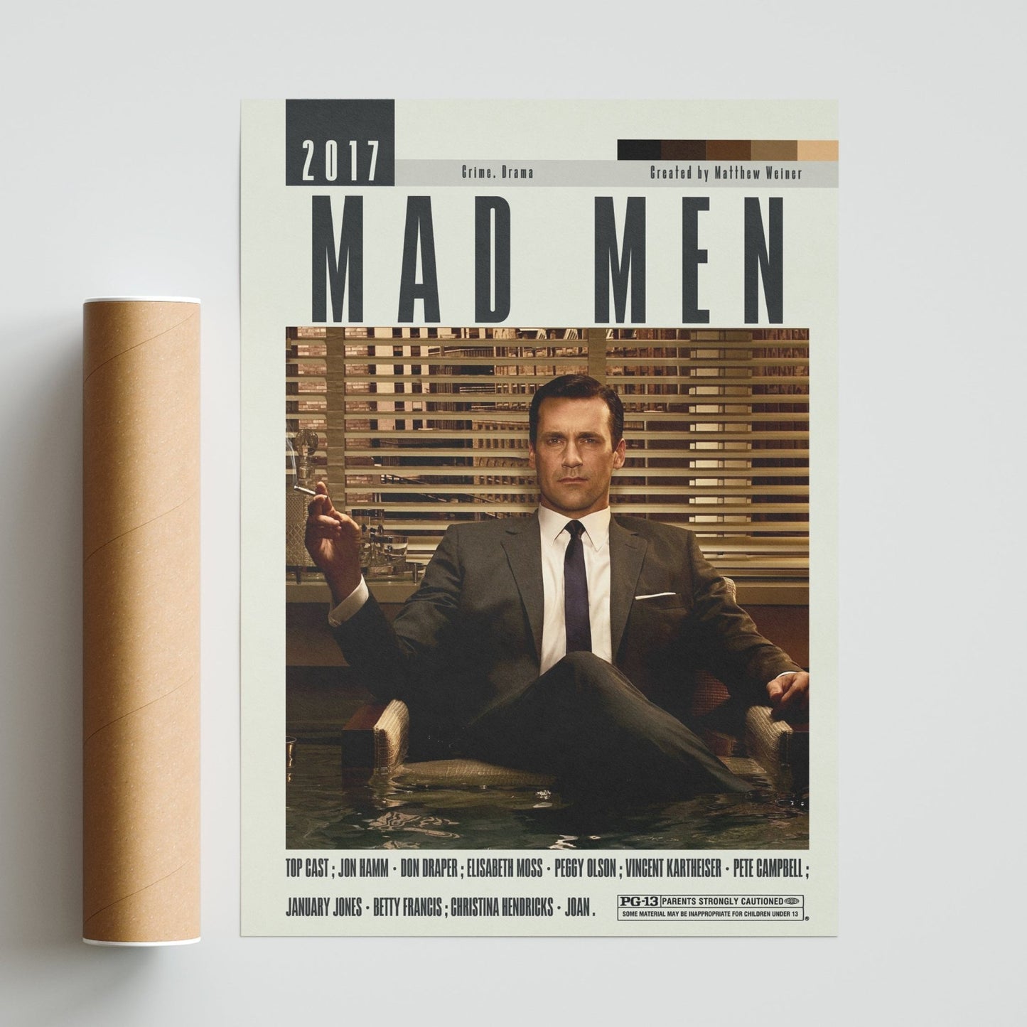 Mad Men Poster | Matthew Weiner Movies - 98typesModern Minimal Movies