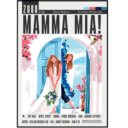 Mamma Mia! Movie Posters - 98typesModern Minimal Movies