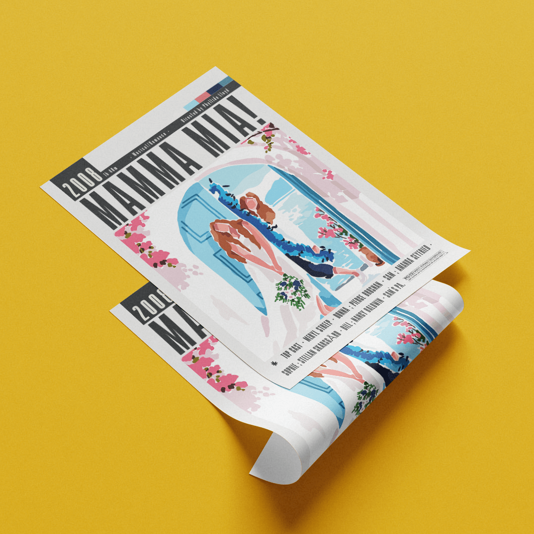 Mamma Mia! Movie Posters - 98typesModern Minimal Movies
