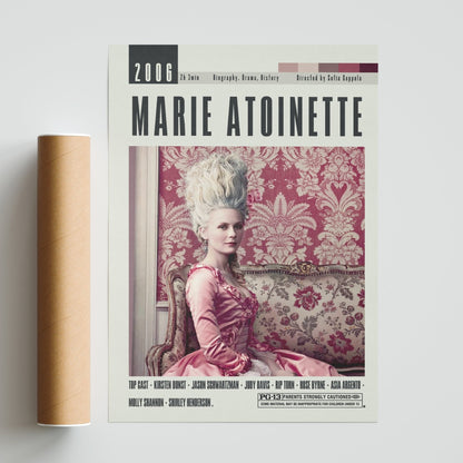 Marie Antoinette Poster | Sofia Coppola Movies - 98typesModern Minimal Movies