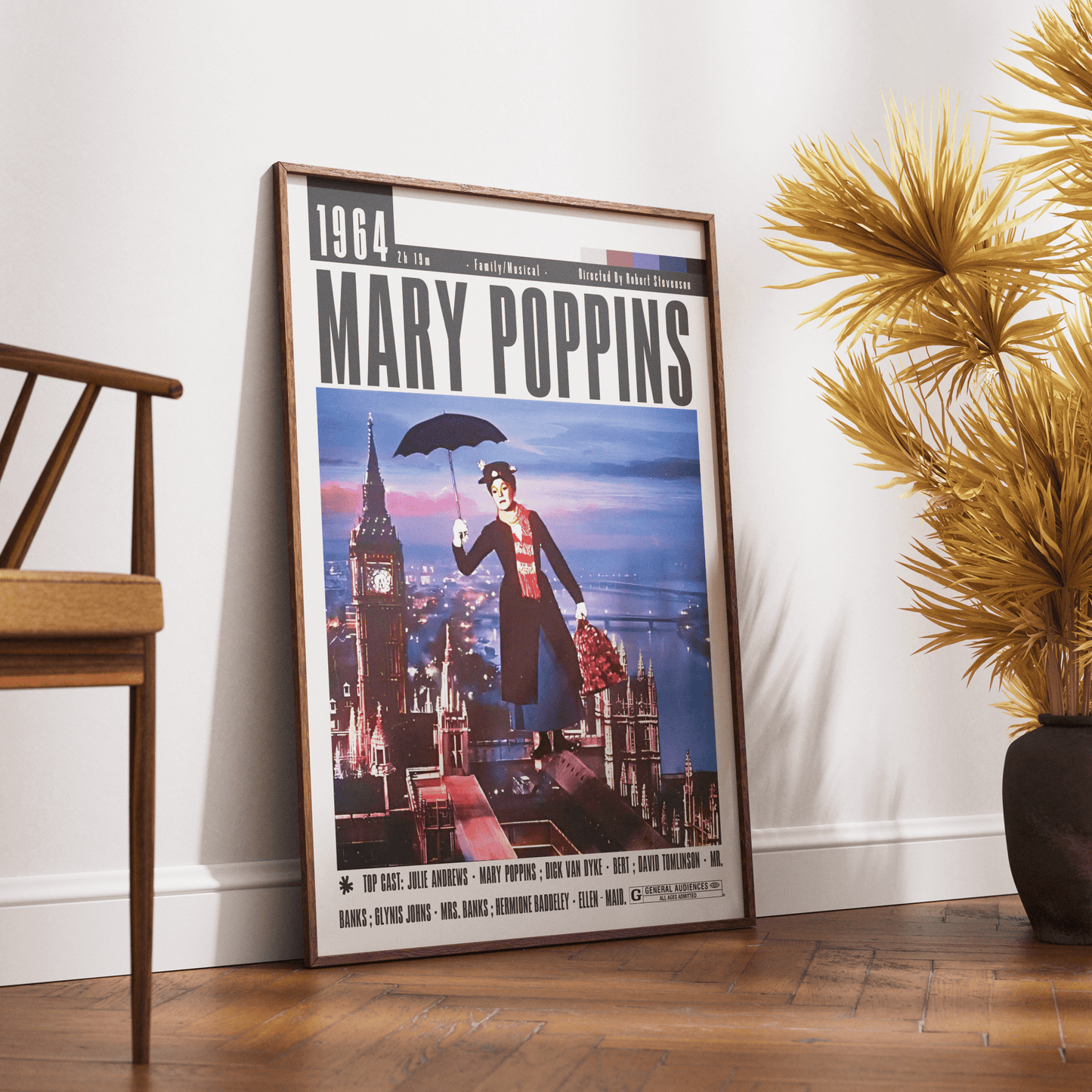 Mary Poppins 1964 Film Poster - 98types