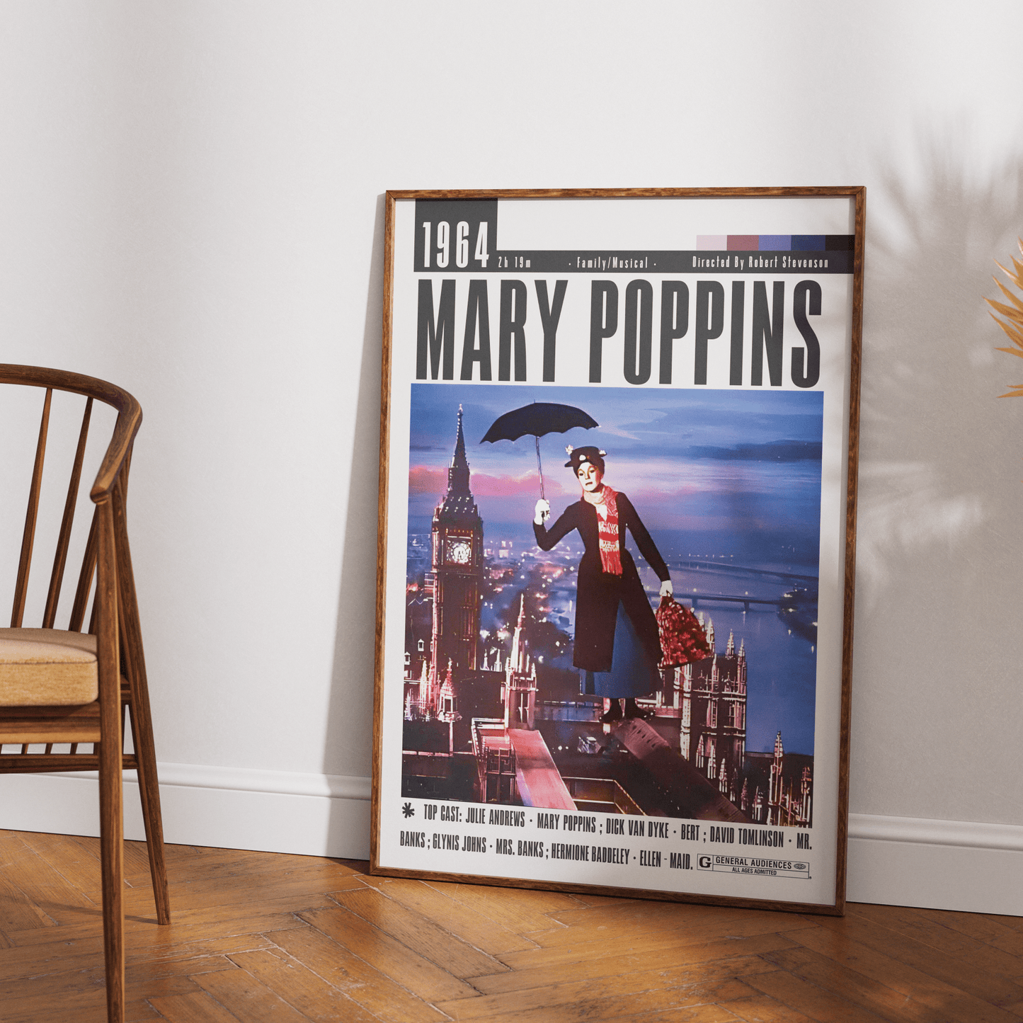 Mary Poppins 1964 Film Poster - 98types