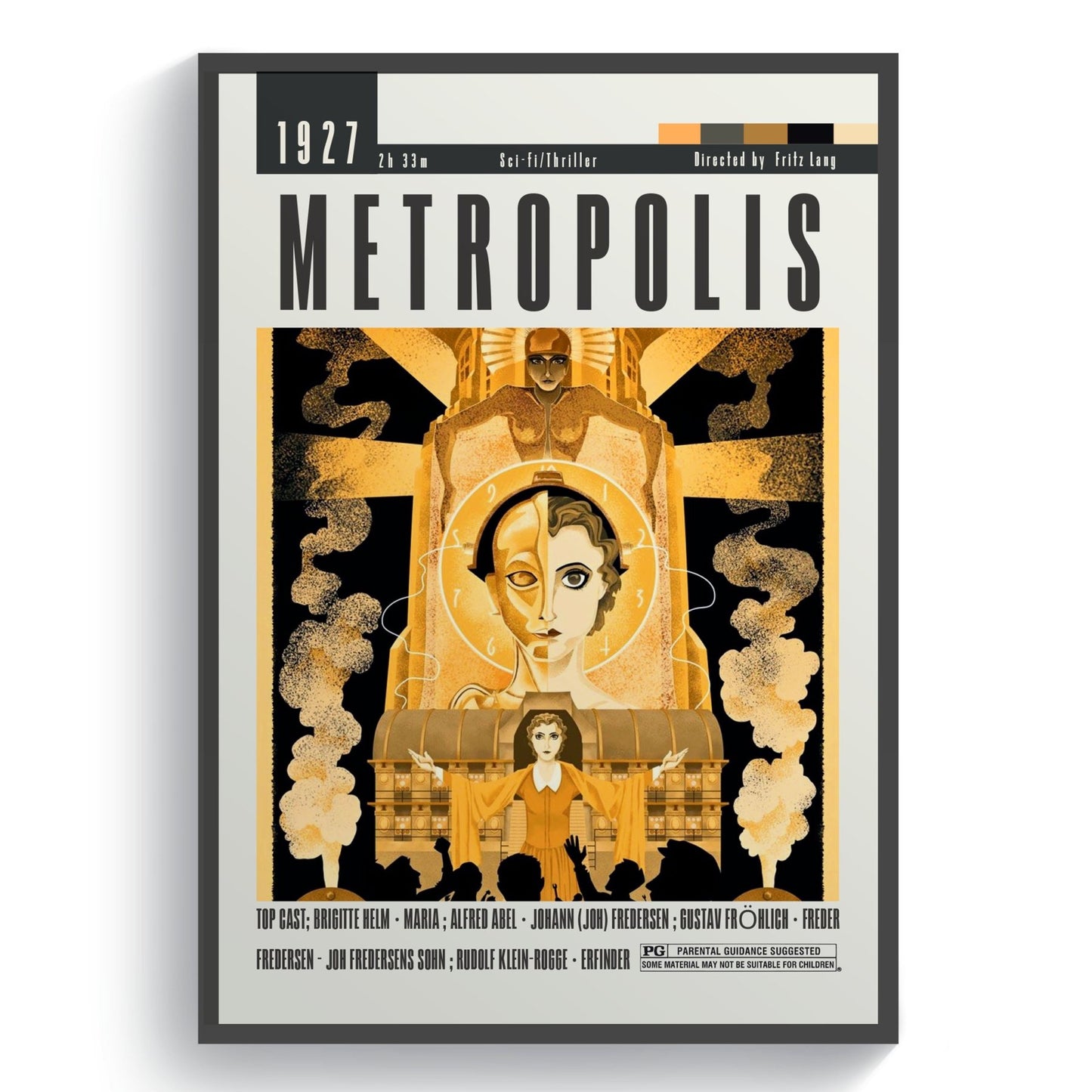 METROPOLIS Movie Posters - 98typesModern Minimal Movies