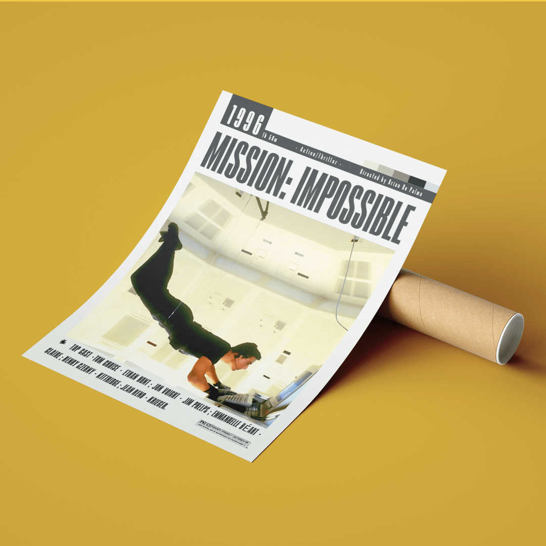 Mission Impossible 1996 Movie Posters - 98typesModern Minimal Movies
