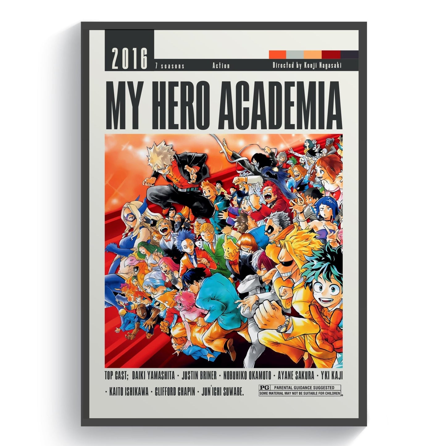 My Hero Academia Movie Posters - 98typesModern Minimal Movies