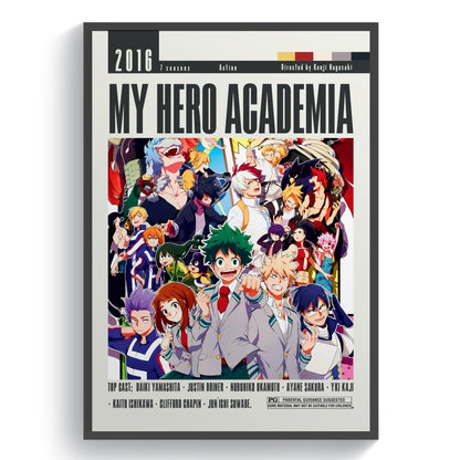 My Hero Academia Movie Posters - 98typesModern Minimal Movies