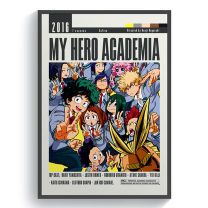 My Hero Academia Movie Posters - 98typesModern Minimal Movies